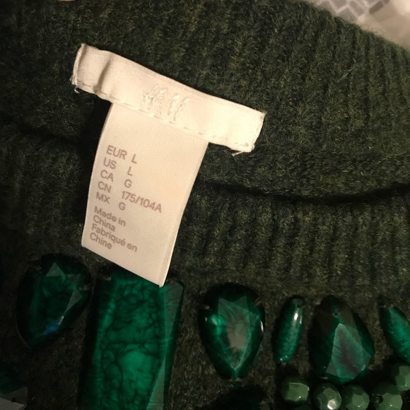 H&M Jeweled Crewneck Sweater - Picture 4 of 8
